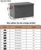 Woltu Aufbewahrungsbox (3 St, Set), mit Deckel, mit Griffen, faltbar, Grau Bild 2