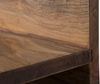 Wandregal Sheesham 132x25x20 grau geölt NATURE GREY #0111 Bild 4