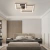 Nettlife LED Deckenleuchte Flur Wohnzimmer Schwarz moderne Kristall Deckenlampe 12/24W, LED fest integriert, Warmweiß, Flur Küche Bild 2