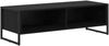 vidaXL TV-Schränk 100 x 36,5 x 30,5 cm Schwarz Eichen-Optik 886552 Bild 2