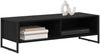 vidaXL TV-Schränk 100 x 36,5 x 30,5 cm Schwarz Eichen-Optik 886552 Bild 3