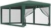 vidaXL Partyzelt mit 6 Mesh-Seitenwänden Grün 3x6 m HDPE 319238 Bild 2