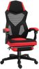 Schreibtischstuhl 58 x 63 x 112-122 cm aus Polyester, ergonomisch, höhenverstellbar, Schwarz Bild 4