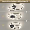 ZMH LED Deckenleuchte 23W Weiß Küchenlampe 3000K 40cm Warmweiß Modern Design 2-RingeLED fest integriert, led, modern, küche, wohnzimmer, schlafzimmer, design, flur Bild 4
