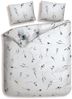 Heckettlane Satin Bettwäsche 135x200 Avalia White Veilchen Blüten lila Bild 4
