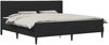 vidaXL Bettgestell mit Matratze mit Kopfteil Schwarz 180 x 200 cm Samt 3414883 Bild 2