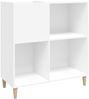 vidaXL Plattenschrank Weiß 84,5x38x89 cm Holzwerkstoff 831989 Bild 2