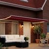 vidaXL Elektrische ausziehbare Markise Rot 4 x 3 m 3419642 Bild 3