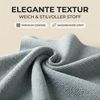 HAUSS SPOLE Sitzsack 1-Sitzer Stoffsofa mit geschwungener Rückenlehne,Relaxsessel in Grau (1 St. Cloud-Sessel Polstersessel mit Chenille-Oberflächenbezug), Ergonomisch geschwungene Rückenlehnenform Bild 4