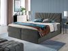 Boxspringbett Trifoli IV, Grau, 120x200 cm Bild 2