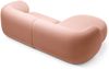 Micadoni Ecksofa Kate 2-Sitzer Links Samt Rosa Bild 3
