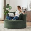 ANYSUN Relaxsessel Lesesessel,Armsessel,Tonnensessel,Loungesessel,Sitzsack (Übergroßer runder Cord-Sofastuhl, moderner Chaiselongue-Stuhl), für Wohnzimmer, Büro, Wohnung,kein Zusammenbau erforderlich Bild 4