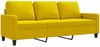 vidaXL 3-Sitzer-Sofa Gelb 180 cm Samt 359215 Bild 2