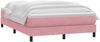 vidaXL Boxspringbett mit Matratze Rosa 160x220 cm Samt 3315980 Bild 3