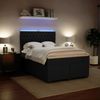 vidaXL Boxspringbett mit Matratze Schwarz 140x200 cm Samt 3293238 Bild 4