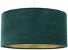 BPS Koncept 0E0-160-60 Hängeleuchte GLAMOUR Velourss strukturiert auf PVC-Basis grün, gold 1xE27 60W H:112 Ø60cm dimmbar Bild 2