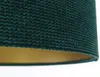 BPS Koncept 0E0-160-60 Hängeleuchte GLAMOUR Velourss strukturiert auf PVC-Basis grün, gold 1xE27 60W H:112 Ø60cm dimmbar Bild 4