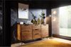Design Sideboard Sheesham Massiv Holz, Industrial-Design B/H/T ca. 160/88/40cm Bild 4