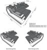 Sofa Dreams Ecksofa Ledercouch Ledersofa Ravenna L Form Leder Sofa, Couch, mit LED, wahlweise mit Bettfunktion als Schlafsofa, Designersofa Bild 3