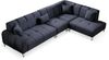 Ecksofa "Wasserrose" Ottomane rechts + Hocker-Anthrazit Bild 2