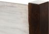 Bett Mango / Akazie 200x200x75 weiß gewachst CASTLE-ANTIK #404 Bild 5