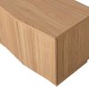 TV Board Zuma aus Eichenholzfurnier, skandinavischer Stil, natur, 133 cm, Push-to-Open-System Bild 5