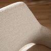 Bronx71 Esszimmerstuhl mit Rollen Mona melierter Stoff beige Bild 5