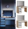 Schminktisch Sherry Weiß/Sonoma 120 cm mit LED-Spiegel Vicco Bild 2