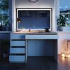 Schminktisch Sherry Weiß/Sonoma 120 cm mit LED-Spiegel Vicco Bild 5