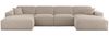 Wohnlandschaft Sofa U-Form CELES PREMIUM in Stoff Sven Cappuccino Bild 2