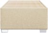 vidaXL Bettgestell ohne Matratze Creme 80x200 cm Stoff 3284434 Bild 4