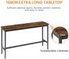 HAUSS SPOLE Essgruppe 4-teilig mit 3 Barhockern,Bartisch-set mit Fußpolstern,Braun+Schwarz, (Sitzgruppe mit Dreisitziges langes Bartisch und PU-Leder, flexibel in jeder Ecke), Verstärkungsring an der Unterseite des Hockers Bild 4