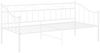 vidaXL Schlafsofa Bettgestell Weiß Metall 90x200 cm [324774] Bild 3