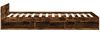 vidaXL Bettgestell mit Schublade Räuchereiche 100x200 cm Holzwerkstoff 3280794 Bild 5