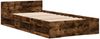 vidaXL Bettgestell mit Schublade Räuchereiche 100x200 cm Holzwerkstoff 3280794 Bild 3