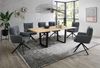Armlehnstuhl >Sofia young< (2er Set) Federkern, drehbar, blau, schwarz - 61x93,5x67 (BxHxT) Bild 2