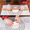 FELIXLEO Backmatte Silikon Backmatte 70x50 cm, Antihaft & Rutschfest mit 3 Schabern, (1-tlg) Bild 4
