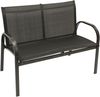 Lounge Set ARONA 4-teilig, Metall + Kunstgewebe schwarz Bild 5