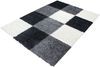 Hochflor Teppich Lux rechteckig - 120x170 cm - Schwarz Bild 2