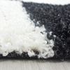 Hochflor Teppich Lux rechteckig - 120x170 cm - Schwarz Bild 4