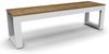 Gartenbank Careser aus Teakholz und Edelstahl - Breite: 150 cm Bild 4
