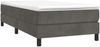 vidaXL Polsterbett mit Matratze Dunkelgrau 80x200 cm Samt, Härtegrad: H2 [3144298] Bild 3