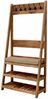 Wandgarderobe mit 6 Haken Rami 80x175x40 aus indischem Sheesham-Massivholz Bild 3