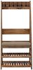 Wandgarderobe mit 6 Haken Rami 80x175x40 aus indischem Sheesham-Massivholz Bild 2