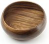 Levandeo® Dekoschale, Holzschale Akazie 15x4,5cm rund Holz Schale Obstschale Deko Bild 3