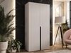 Kleiderschrank Veluna I 100 (Farbe: Cashmere / Cashmere + Schwarz) Bild 2