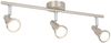 Mylight LED Deckenstrahler 3er Spot 47,5 x 16,2 cm warmweiß nickel Bild 2