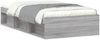 vidaXL Bettgestell Grau Sonoma 90x200 cm 3203829 Bild 3