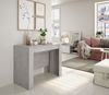 Kulissen-Esstisch >EXTENSIBLE< ausziehbar bis 237cm, Zementgrau Dekor - 90/237x78x51 (BxHxT) Bild 2