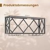 Wand Weinregal mit LED Beleuchtung & 6 Reihen Weingläserhalter 2 Ebenen Holz Flaschenregal Bild 2